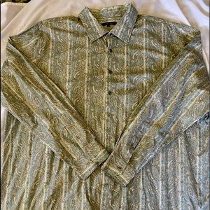 Big men’s button down long sleeve shirt